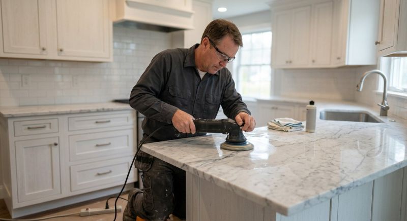 Countertop Buffing in Roseville, CA