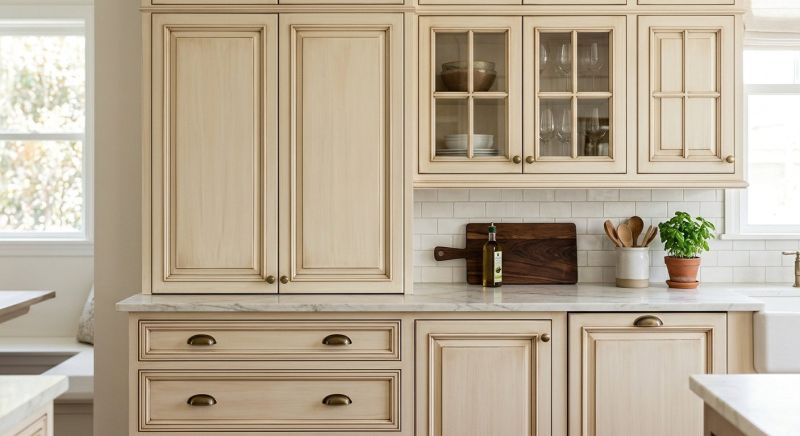 Glazed Cabinets Installation in Bloomington, IN
