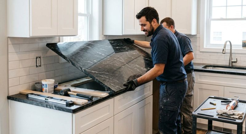 Granite Installation in Marin County, CA