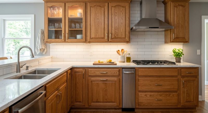Oak Cabinet Remodeling in Cincinnati, OH