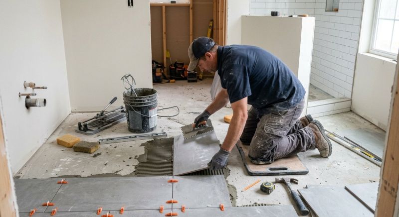 Bathroom Flooring Installation in Alexandria, VA