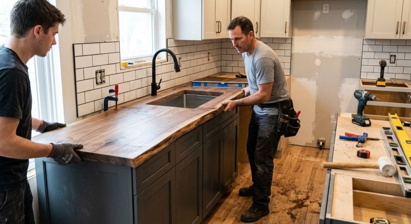 Butcher Block Installation in Marin County, CA