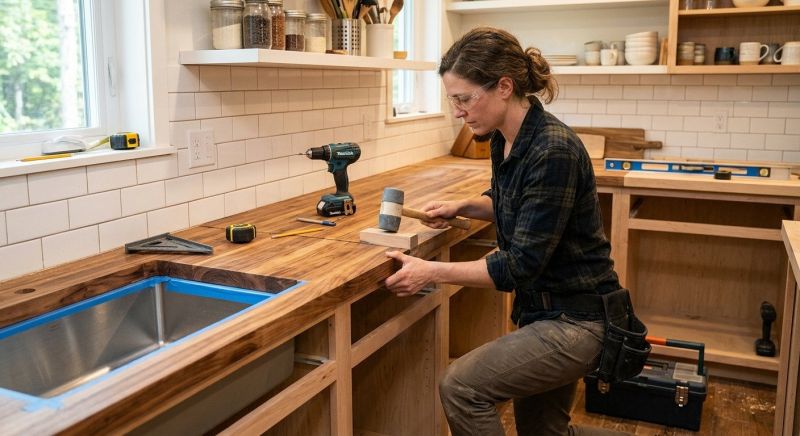 Butcher Block Installation in Marin County, CA