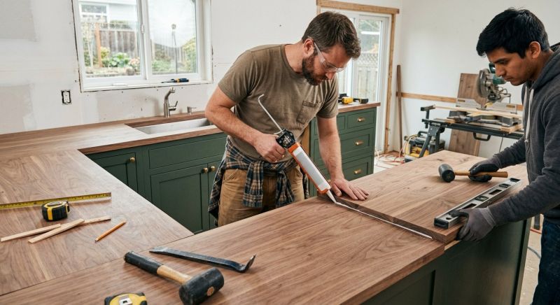 Butcher Block Installation in Santa Rosa, CA