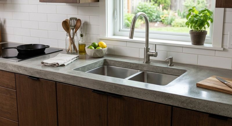 Cement Countertop Installation in Napa, CA