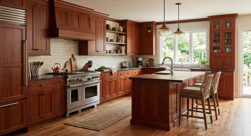 Cherry Cabinet Remodeling in Indianapolis, IN