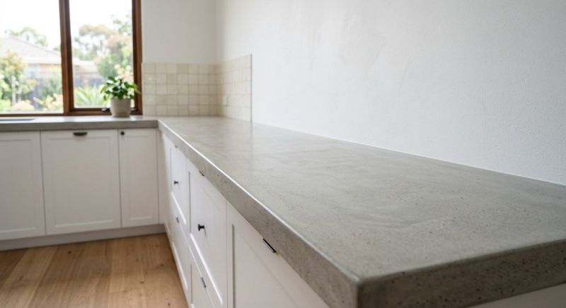 Concrete Counter Installation in Marin County, CA