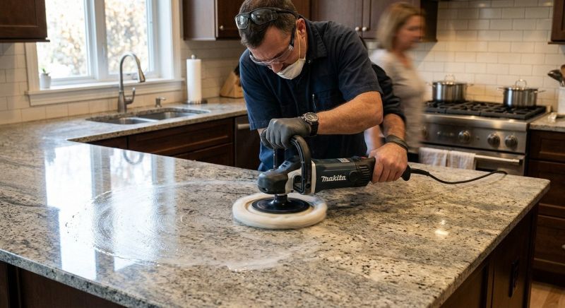 Countertop Buffing in Sacramento, CA