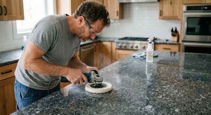 Countertop Buffing in Roseville, CA