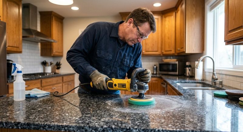 Countertop Polishing in Roseville, CA
