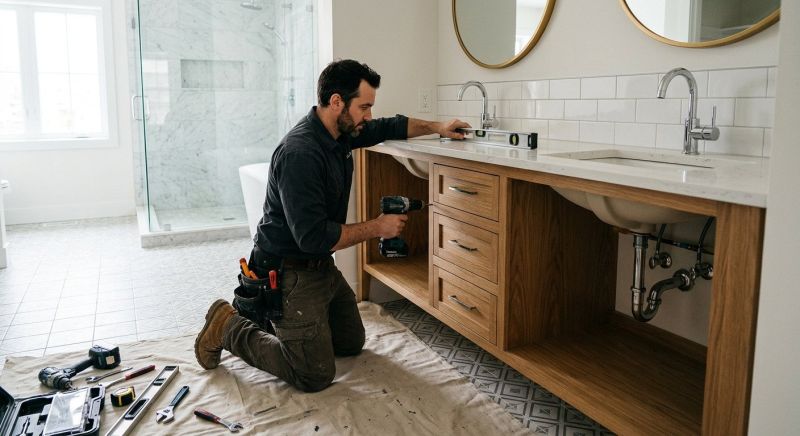 Custom Vanity Installation in Indianapolis, IN