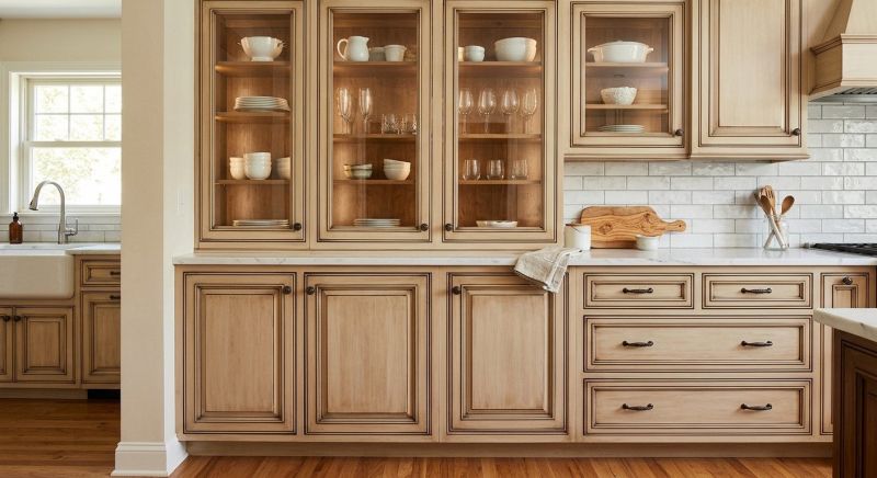 Glazed Cabinets Installation in Bloomington, IN