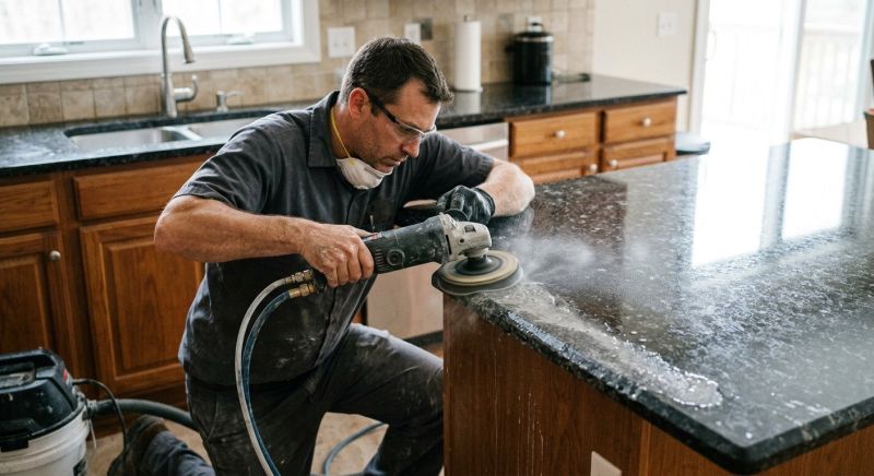 Granite Countertop Polishing in Sacramento, CA