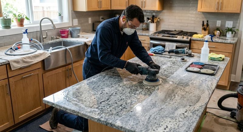 Granite Countertop Refinishing in Roseville, CA