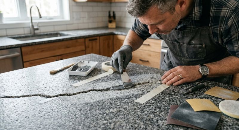 Granite Countertop Repair in Roseville, CA