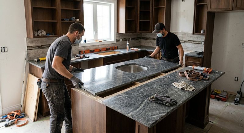 Granite Installation in Marin County, CA