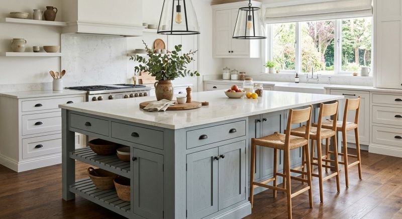 Kitchen Island Installation in Bloomington, IN
