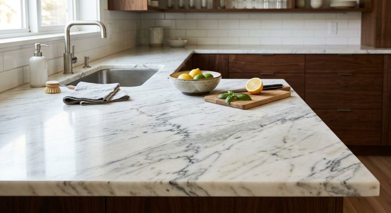 Marble Countertop Installation in Sonoma County, CA