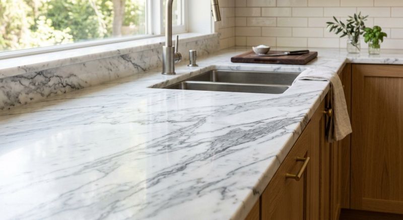 Marble Countertop Installation in Lake County, IL