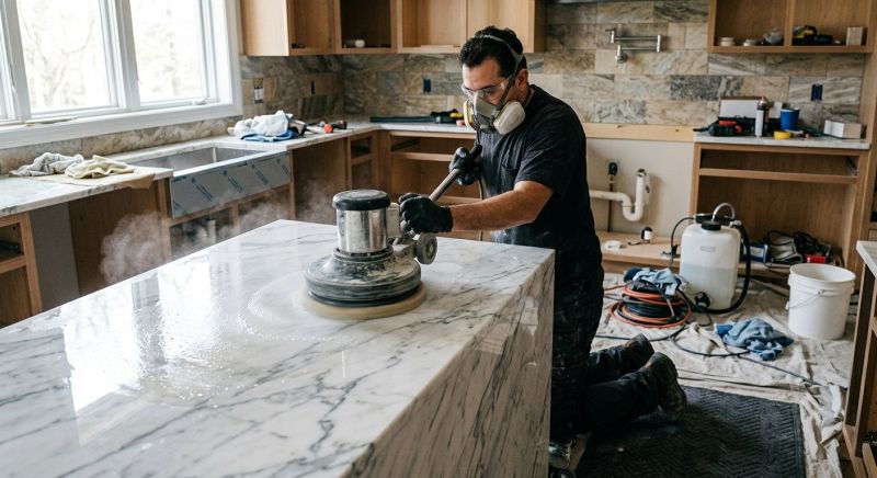 Marble Countertop Polishing in Sacramento, CA
