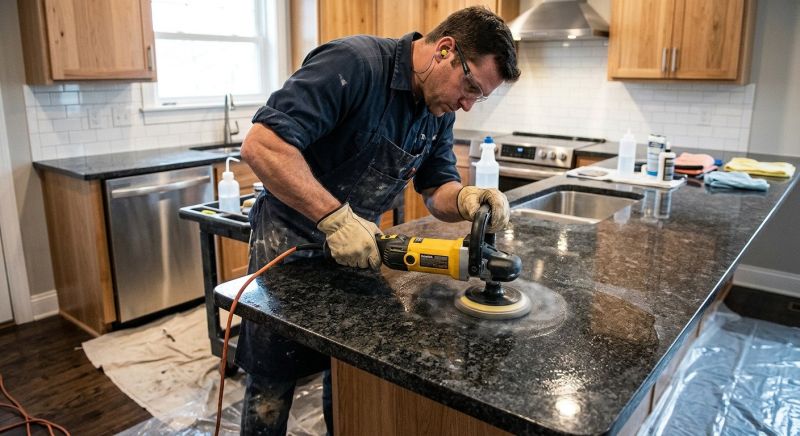 Marble Countertop Polishing in Sacramento, CA