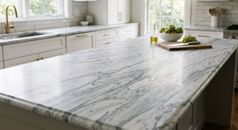 Marble Slab Installation in Sonoma County, CA