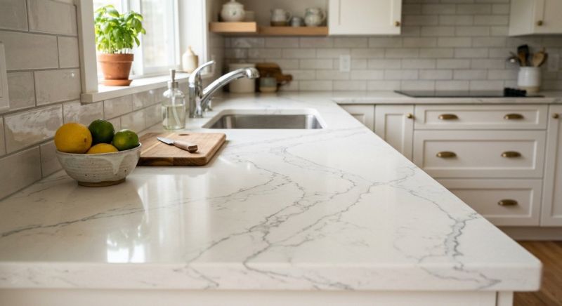 Quartz Slab Installation in Sacramento, CA