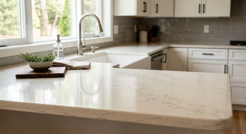 Quartz Slab Installation in Sacramento, CA