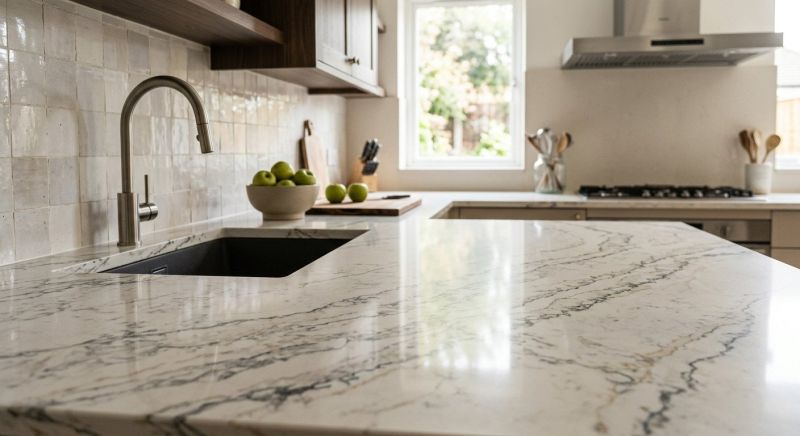 Quartz Slab Installation in Napa, CA