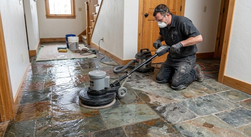Slate Floor Refinishing in Sacramento, CA