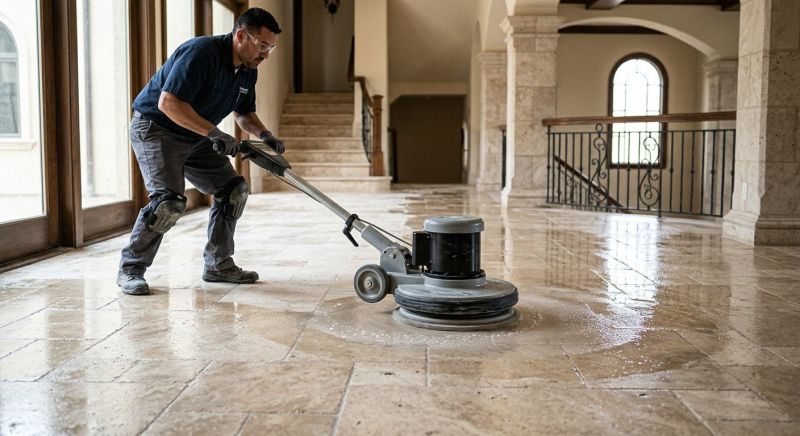 Slate Floor Refinishing in Roseville, CA