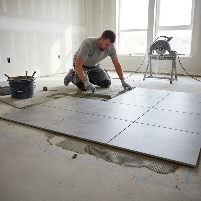 Slate Tile Floor Installation in Fredericksburg, VA