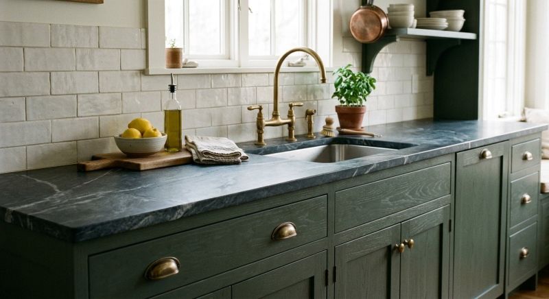 Soapstone Counter Installation in Marin County, CA