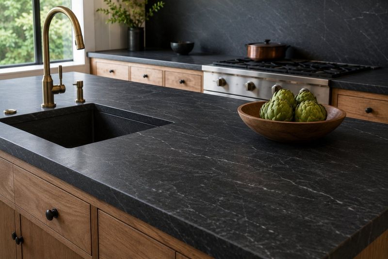 Soapstone Counter Installation in Marin County, CA