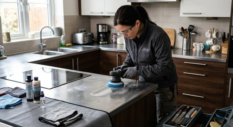 Stainless Counter Replacement in Marin County, CA
