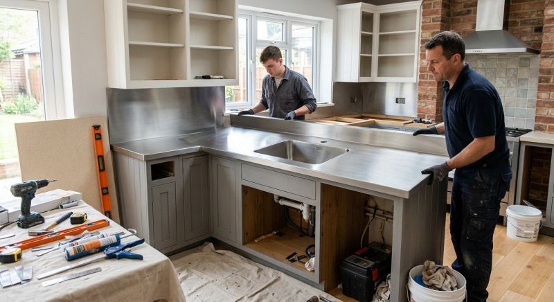 Stainless Counter Replacement in Santa Rosa, CA