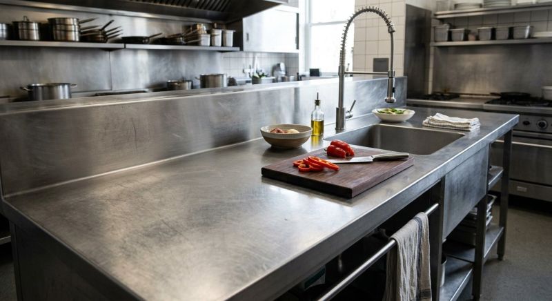 Stainless Counter Replacement in Santa Rosa, CA