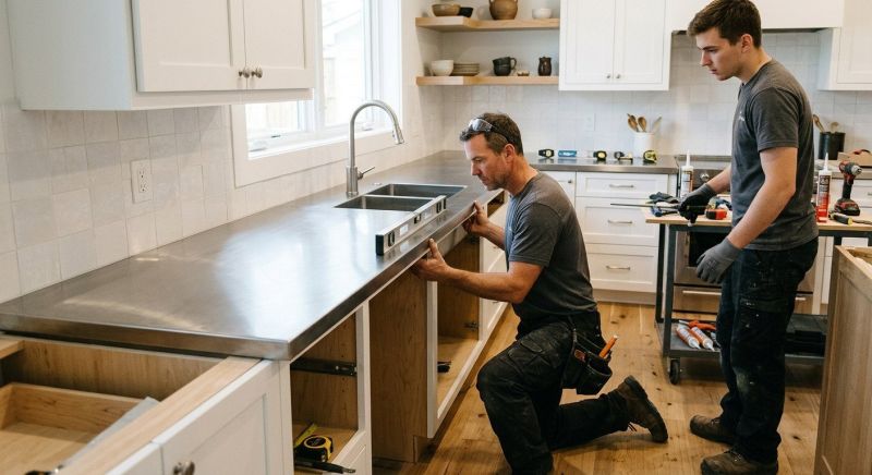 Stainless Counter Replacement in Santa Rosa, CA