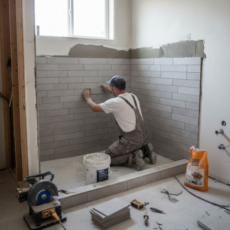 Tile Shower Pan Installation in Alpharetta, GA