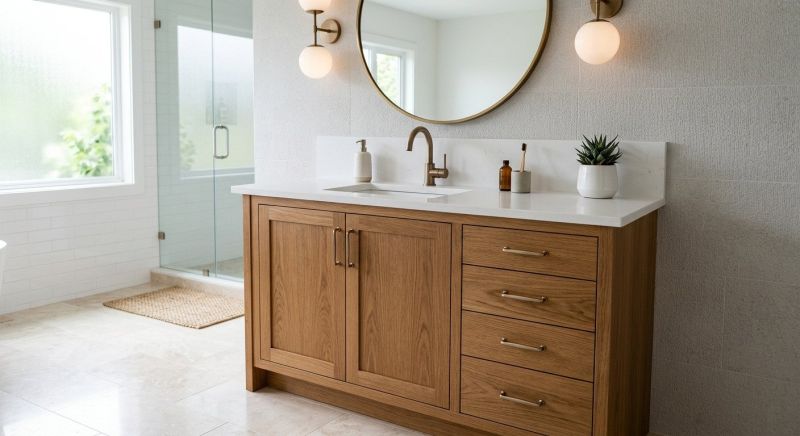 Vanity Cabinet Installation in Bloomington, IN