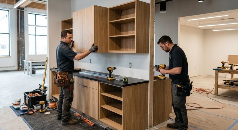 Vanity Cabinet Installation in Bloomington, IN