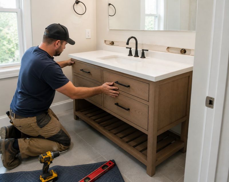 Vanity Installation in Bloomington, IN