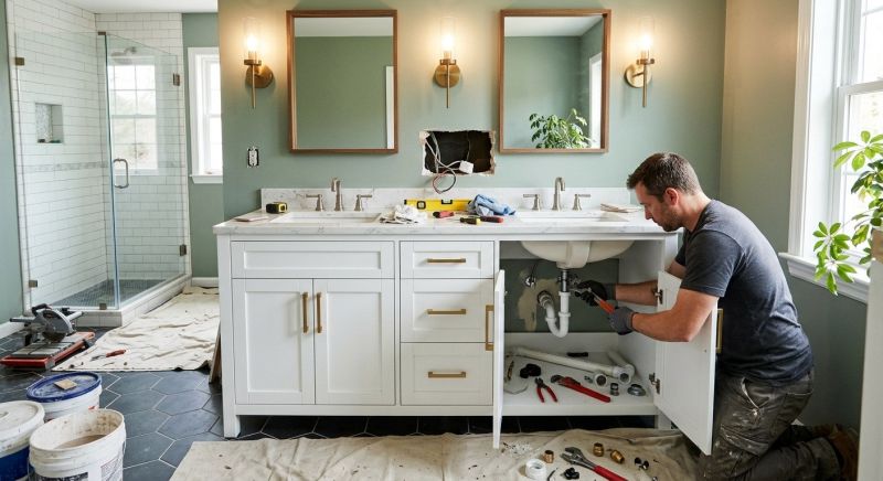 Vanity Installation in Bloomington, IN