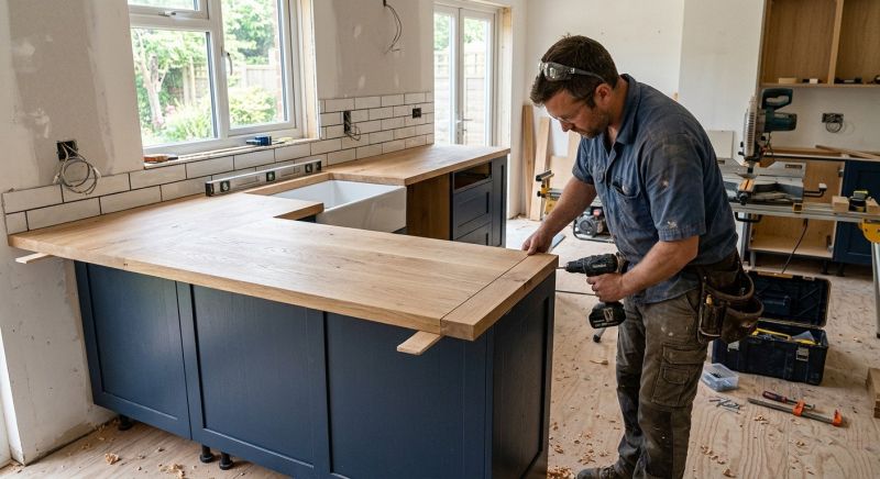 Wood Countertop Replacement in Marin County, CA