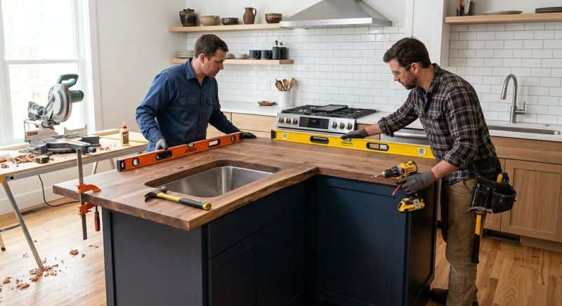 Wood Countertop Replacement in Napa, CA